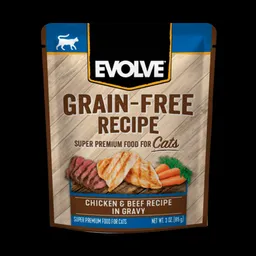 Evolve Cat Grain Free Pouche Pollo Y Res 85 Gr