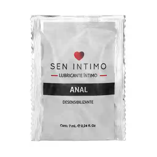 Lubricante Anal Desensibilzante Sachet 7 Ml Sen Intimo