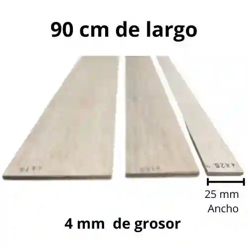 Tablas De Balso - 4 X 25 Mm