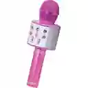 Micrófono De Karaoke Inalámbrico Bluetooth Para Niños Rosa