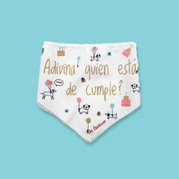 Pañoleta De Cumpleaños Para Perro - Talla M