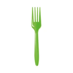 Tenedor Oxo Biodegradable Color Verde Lima