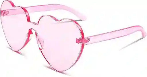 Gafas En Forma De Corazón Rosadas