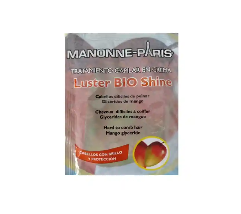 Tratamiento Frutal Cabellos Dificiles Con Extracto De Mango 30ml Manonne Paris