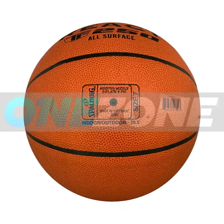 Balón Baloncesto Spalding Profesional React Fiba Tf 250 #7/ Naranja