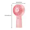 Mini Ventilador Usb Portatil Diseños Rosado