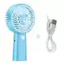 Mini Ventilador Usb Portatil Diseños Azul