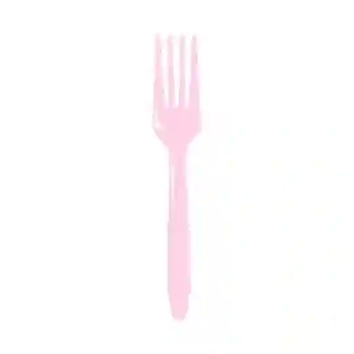 Tenedor Oxo Biodegradable Color Rosado