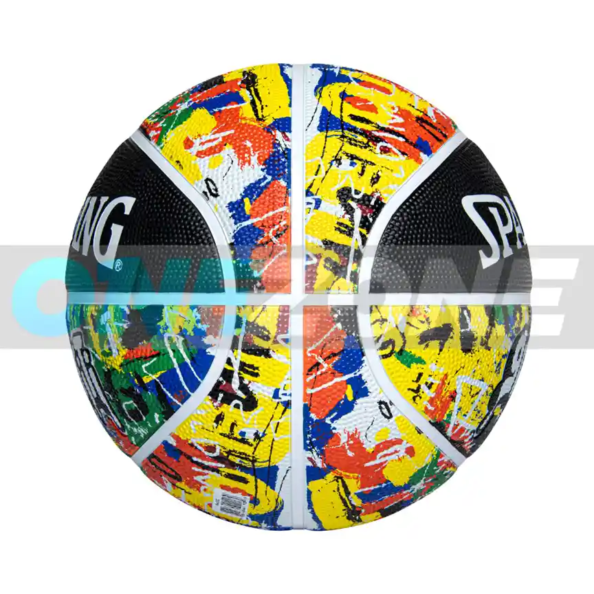 Balón Baloncesto Spalding Competicion Graffiti #7/ Negro-colores