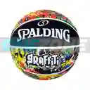 Balón Baloncesto Spalding Competicion Graffiti #7/ Negro-colores