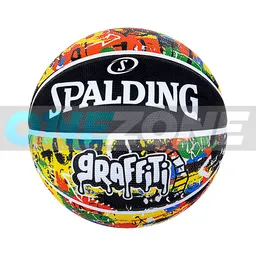 Balón Baloncesto Spalding Competicion Graffiti #7/ Negro-colores