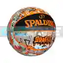 Balón Baloncesto Spalding Competicion Graffiti #7/ Naranja-colores