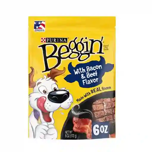 Beggin Tocinetas Snack Para Perros 6oz