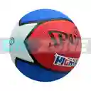 Balón Baloncesto Spalding Competicion Highlight #7/rojo-azul-blanco