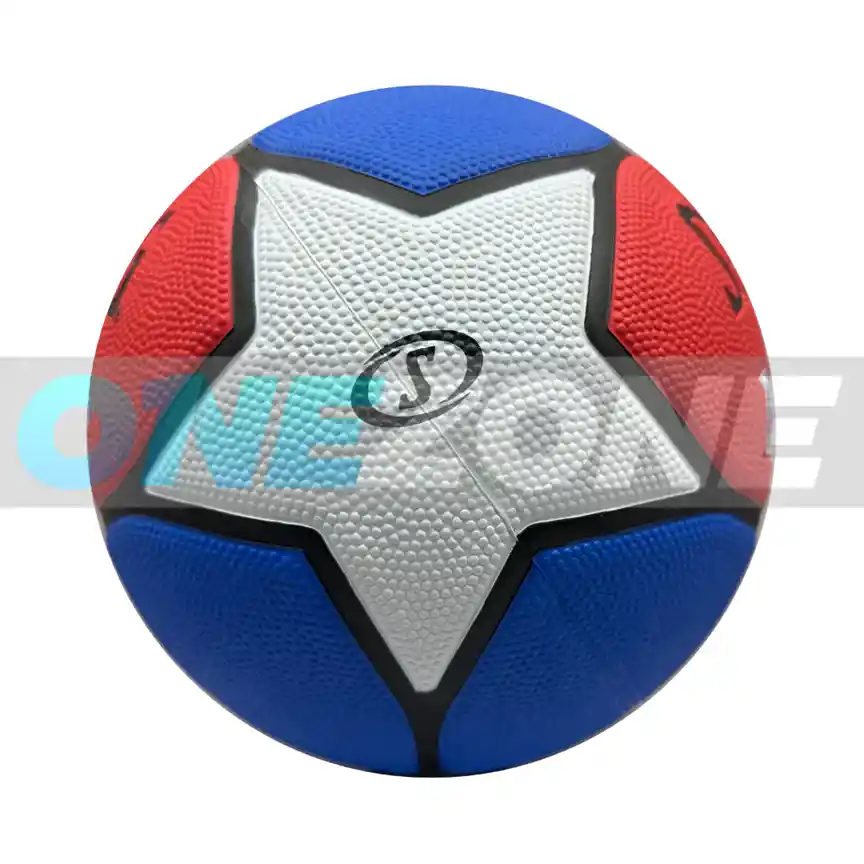 Balón Baloncesto Spalding Competicion Highlight #7/rojo-azul-blanco