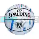 Balón Baloncesto Spalding Competicio Series Marble #7/ Blanco-azul-rojo