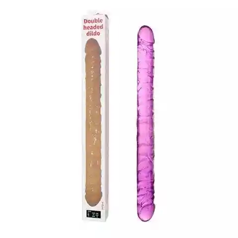 Dildo Doble Penetración Recto 43cm