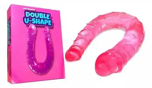 Dildo Dual Curvo Doble Penetración