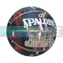 Balón Baloncesto Spalding Series Marble Globetrote #7/ Negro-colores