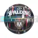 Balón Baloncesto Spalding Series Marble Globetrote #7/ Negro-colores