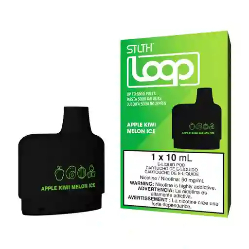 Stlth Loop Apple Kiwi Melon Pod 5000 Puff