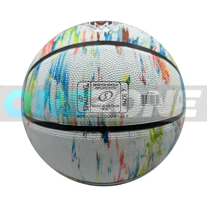 Balón Baloncesto Spalding Comp Series Marble #7/ Negro-blanco