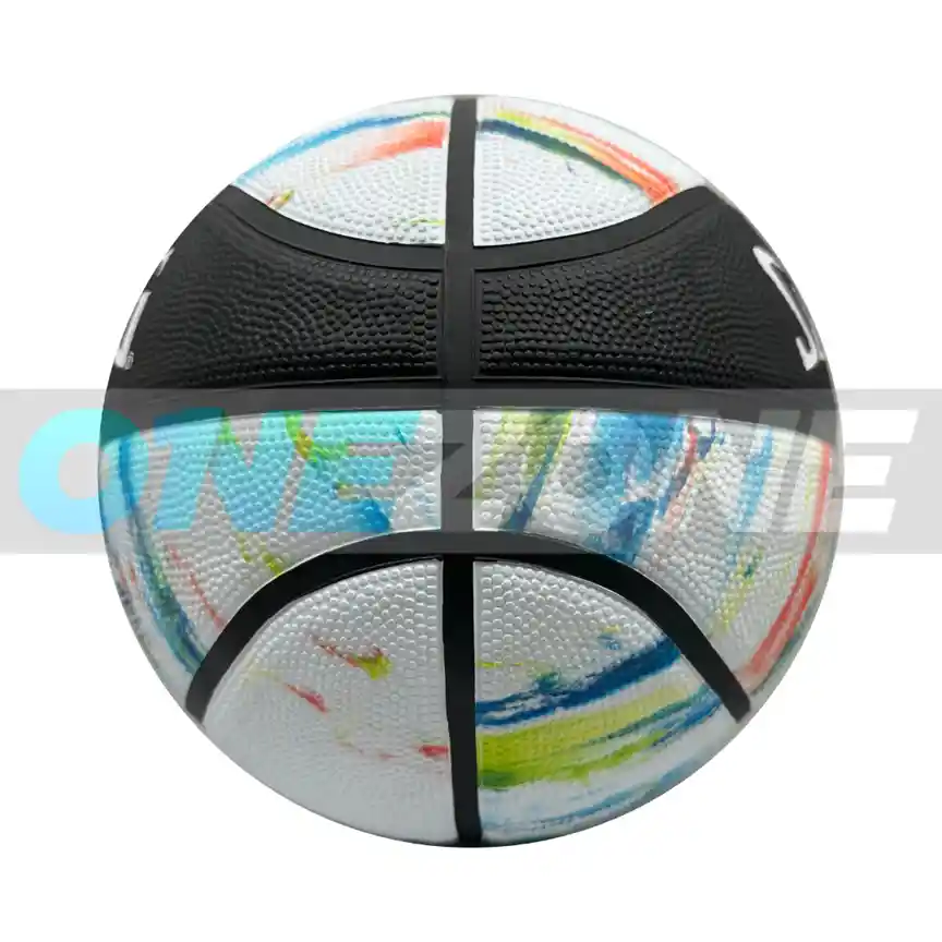 Balón Baloncesto Spalding Comp Series Marble #7/ Negro-blanco
