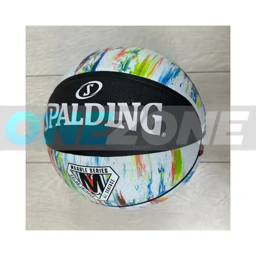 Balón Baloncesto Spalding Comp Series Marble #7/ Negro-blanco