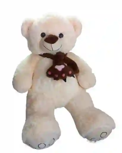 Peluche Oso Beige Con Bufanda 30cm