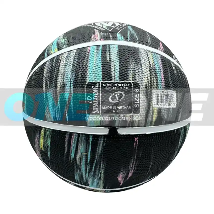 Balón Baloncesto Spalding Comp Series Marble #7/ Negro-colores