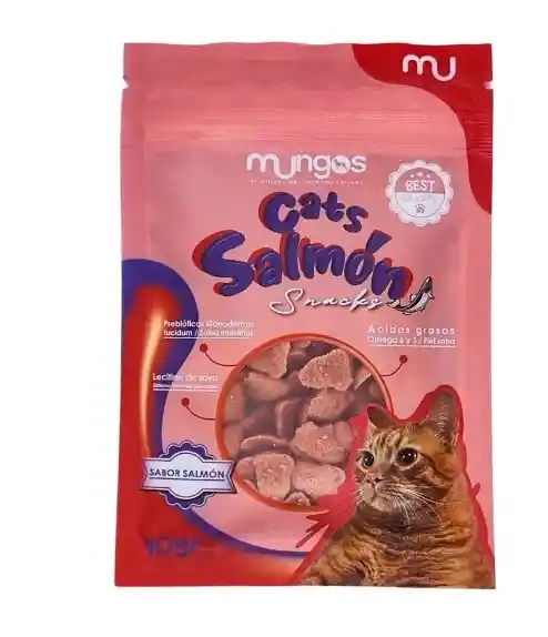 Galletas Mungos Para Gatos Sabor A Salmón