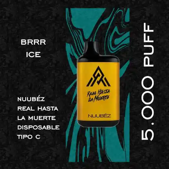 Nubeez Vapeador Brrr Ice Desechable 50mg 5.000 Puff