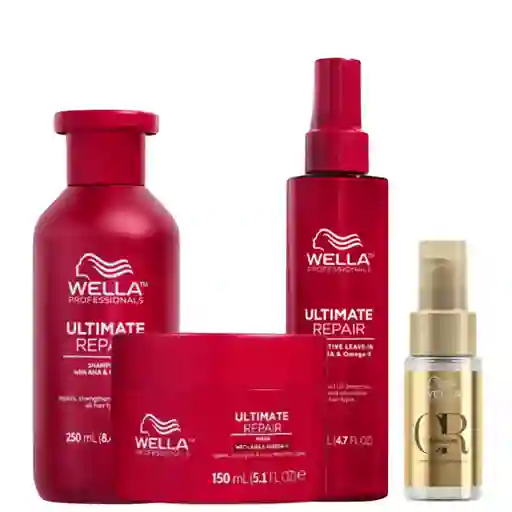 Kit Wella Ultimate Repair + Oleo Oil Reflection
