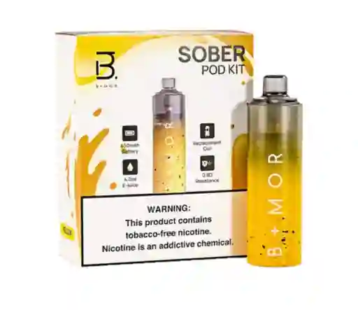 Pod Kit Sober B+mor Recargable (amarillo)