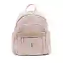 Morral Nylon Cierres Metálicos Contraste En Bolsillo