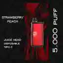 Juice Head Vapeador Strawberry Peach Desechable 50mg 5.000 puff