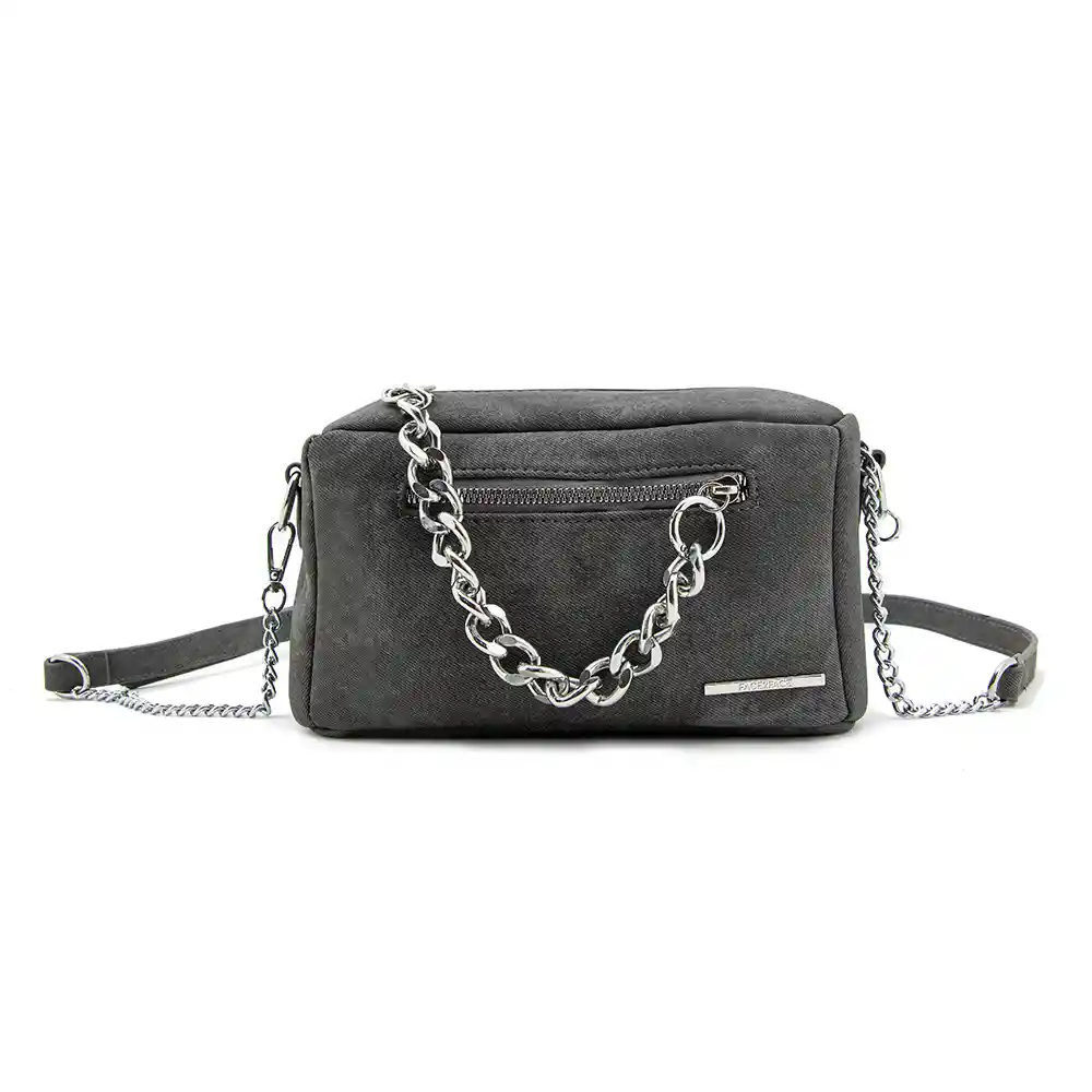 Bandolera Con Cadena Metálica Frontal