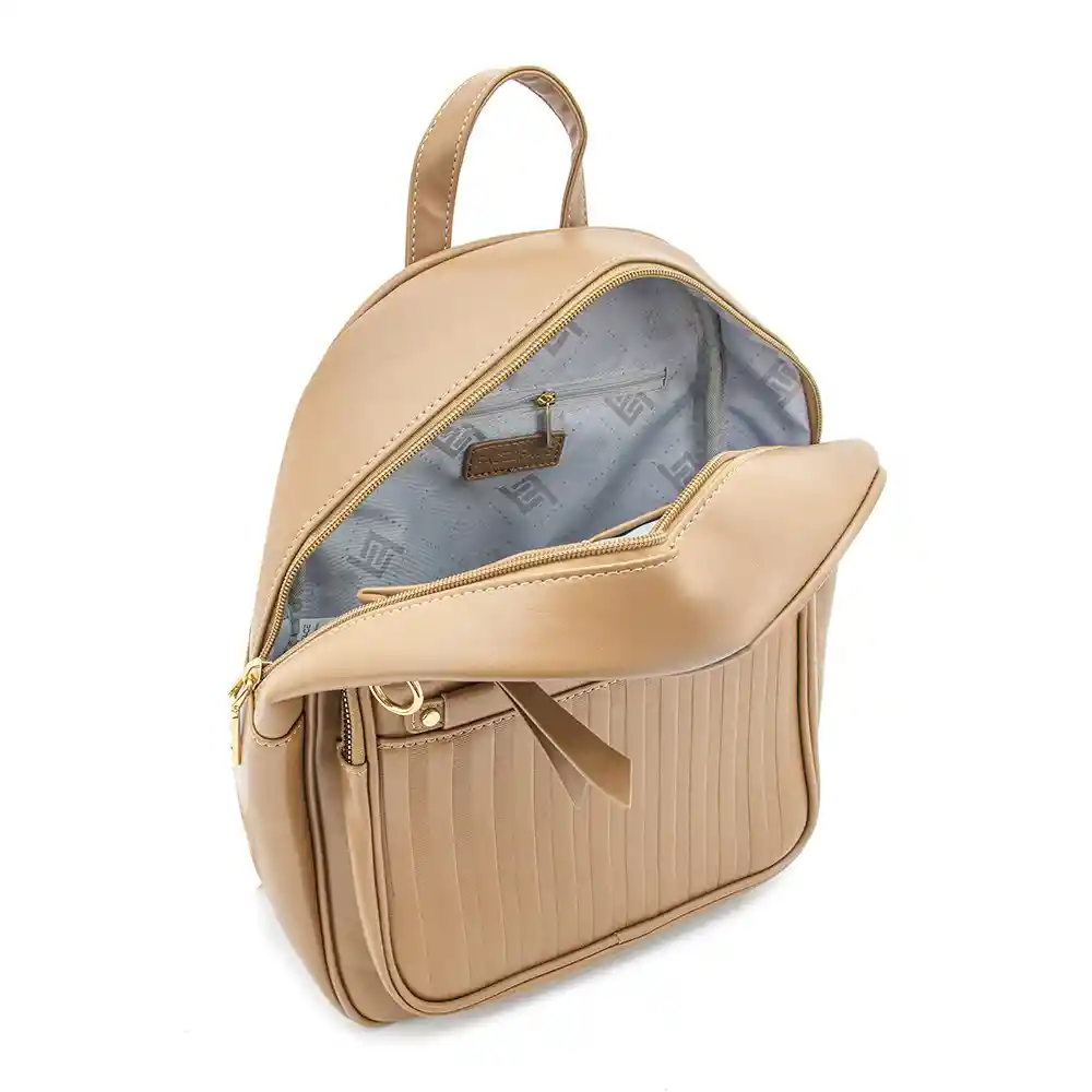Morral Con Diseño Texturizado Lineas Con Cartuchera