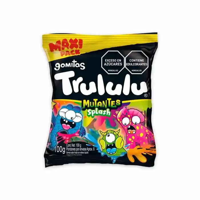 Gomas Trululu 100gr Mutantes Splash