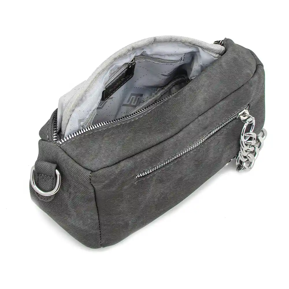 Bandolera Con Cadena Metálica Frontal