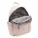 Morral Nylon Cierres Metálicos Contraste En Bolsillo