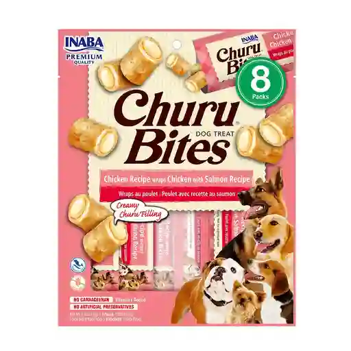 Churu Bites Perro Pack 8 Pollo Salmon