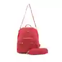 Morral En Nylon Con Cierres Delanteros Y Cartuchera