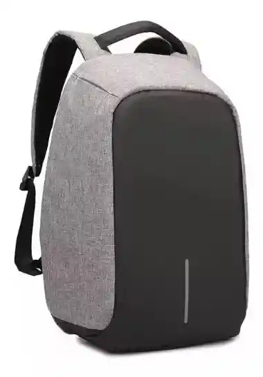 Bolso Mochila Morral Antirobo Con Puerto Usb Carga Colores