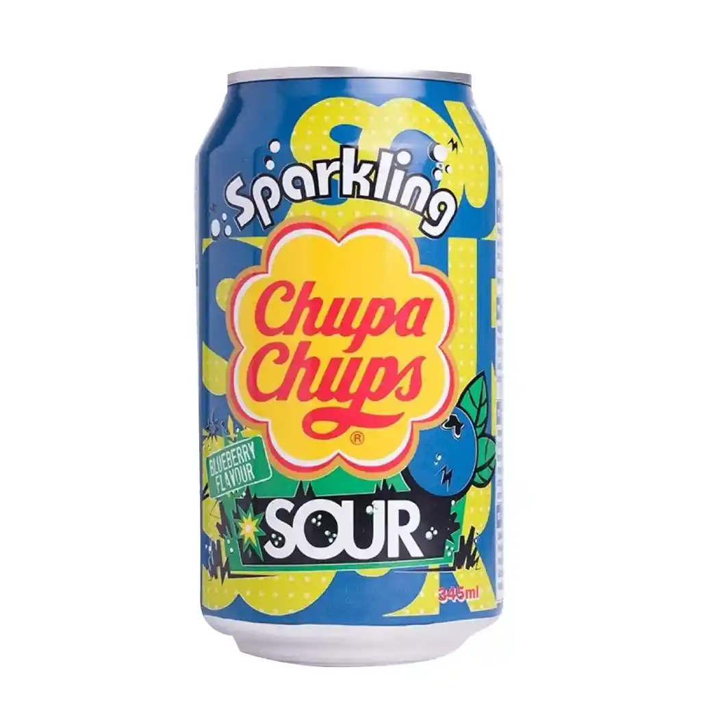 Chupachups Sparkling Sour Blueberry Flavor