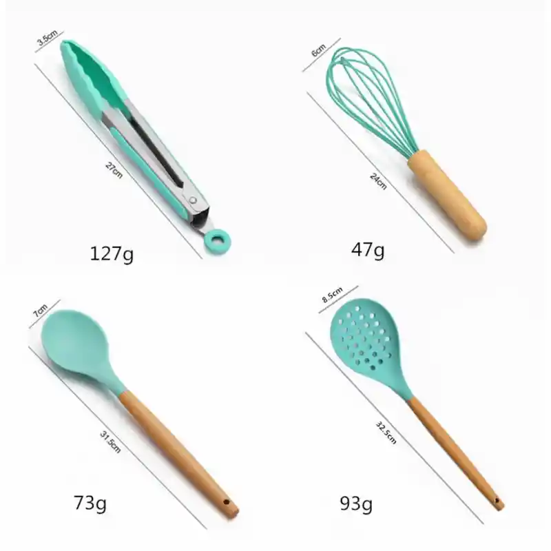 Set De Utensilios De Cocina Por 12 Piezas Cucharas