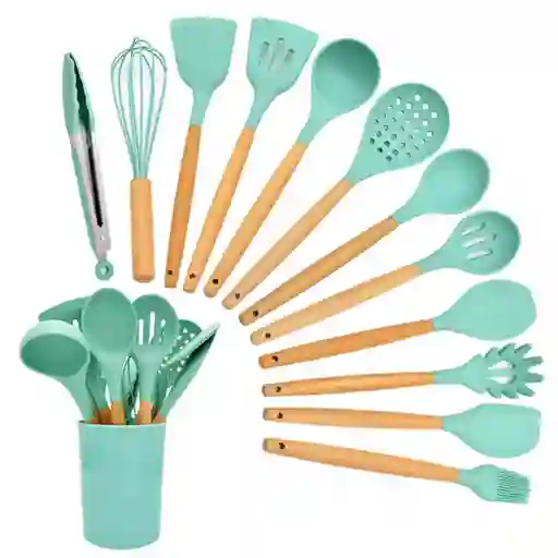 Set De Utensilios De Cocina Por 12 Piezas Cucharas