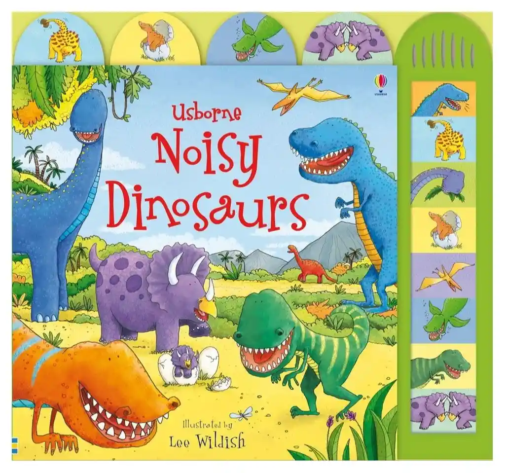 Libro Interactivo Con Sonidos De Dinosaurios Usborne Niños