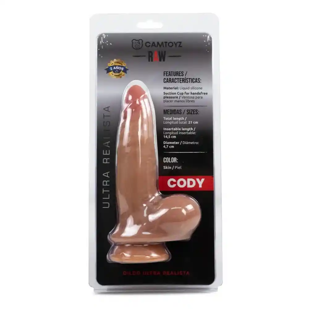 Dildo Ultra Realista Cody Camtoyz