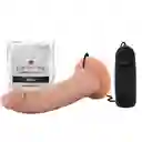 Dildo Consolador Ultra Realista Sin Testiculos Con Control Remoto + Sachet Lubricante Anal Sen Intimo 7 Ml